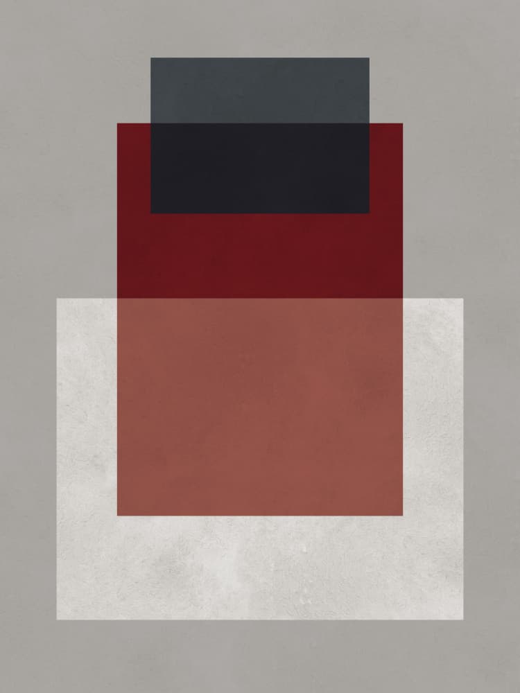 Stacked Color Blocks by Vitor Costa — canvas wall art