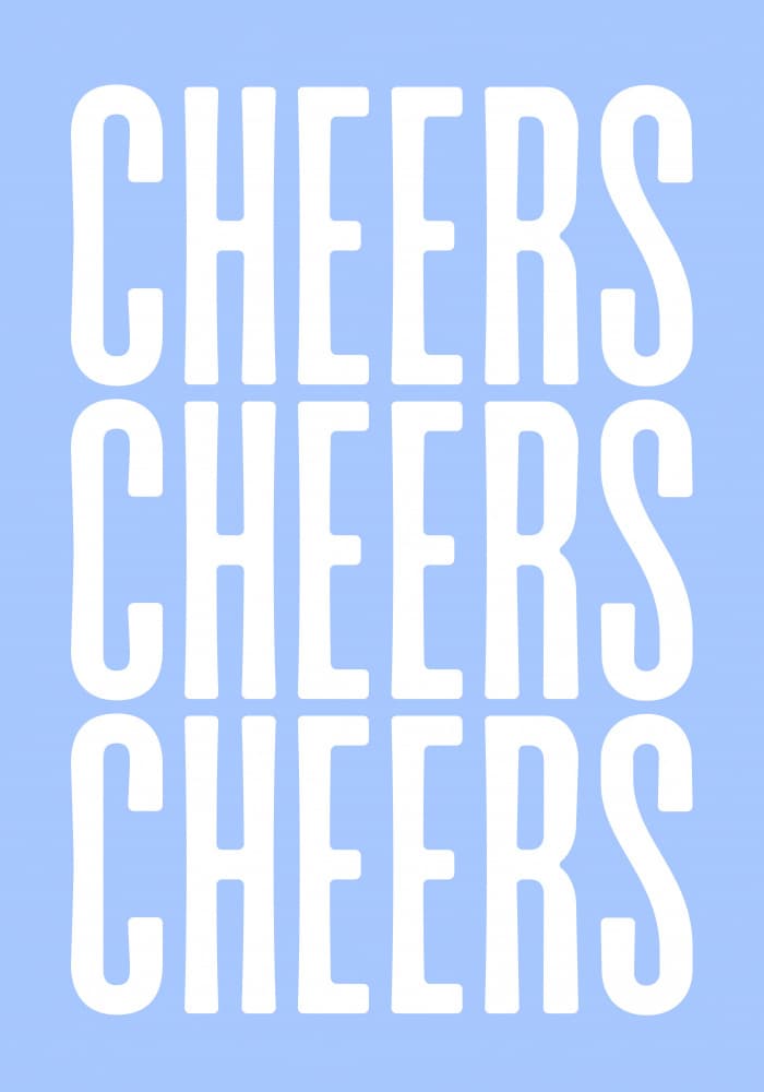 Triple Cheers Fest by Athene Fritsch — canvas wall art