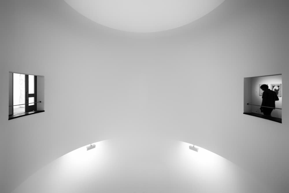 White Gallery Contemplation by Gerard Jonkman — canvas wall art
