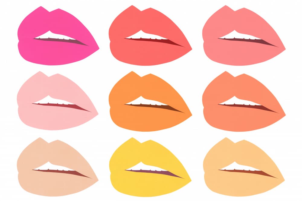 Vibrant Lipstick Palette by Jemma Morris — canvas wall art