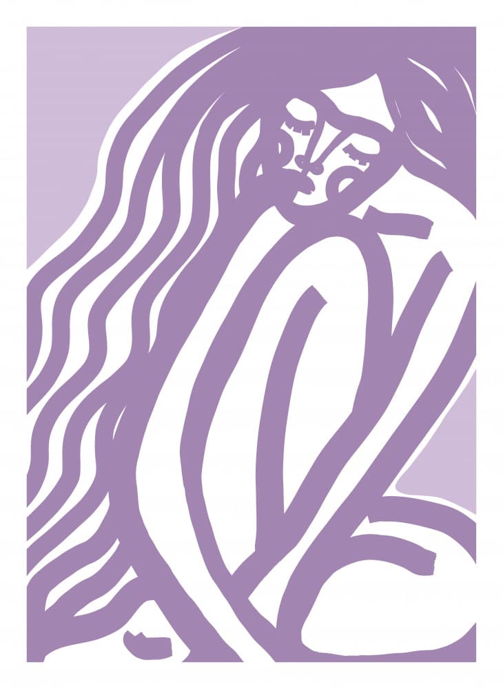 Serene Silhouette by Treechild — canvas wall art