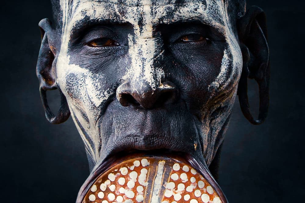 African Cultural Portrait by Svetlin Yosifov — canvas wall art