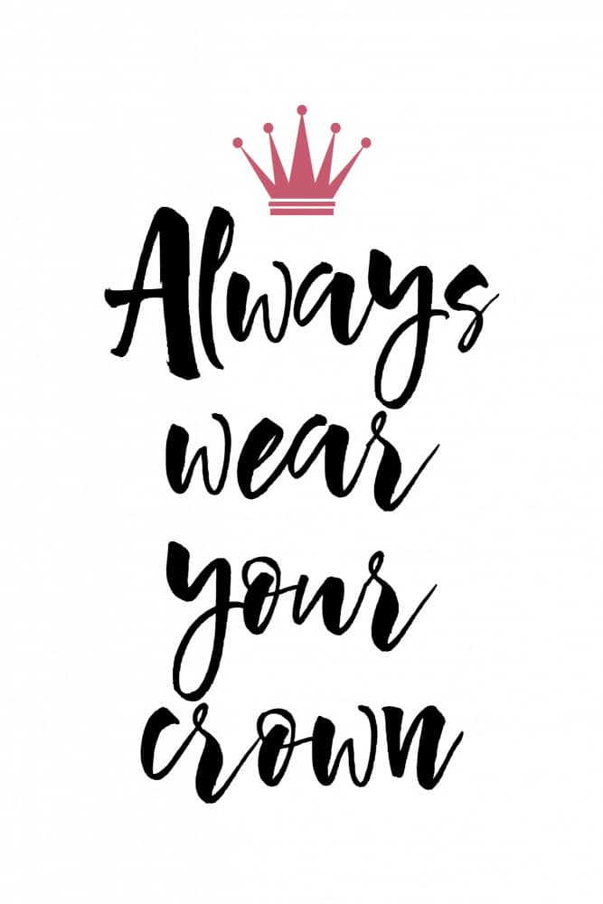 Crown Your Confidence by Martina — canvas wall art