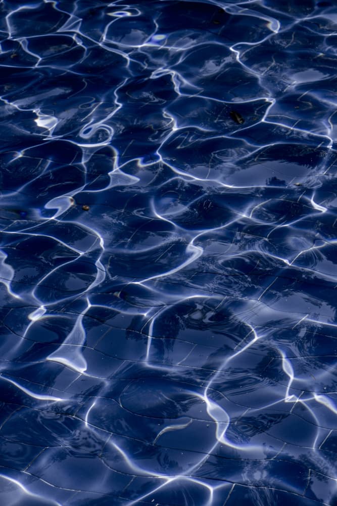 Shimmering Blue Water by Mareike Böhmer — canvas wall art