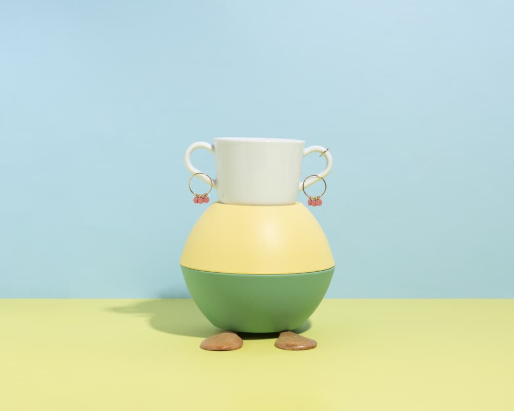 Playful Still Life Composition by Julia Ramiro — canvas wall art