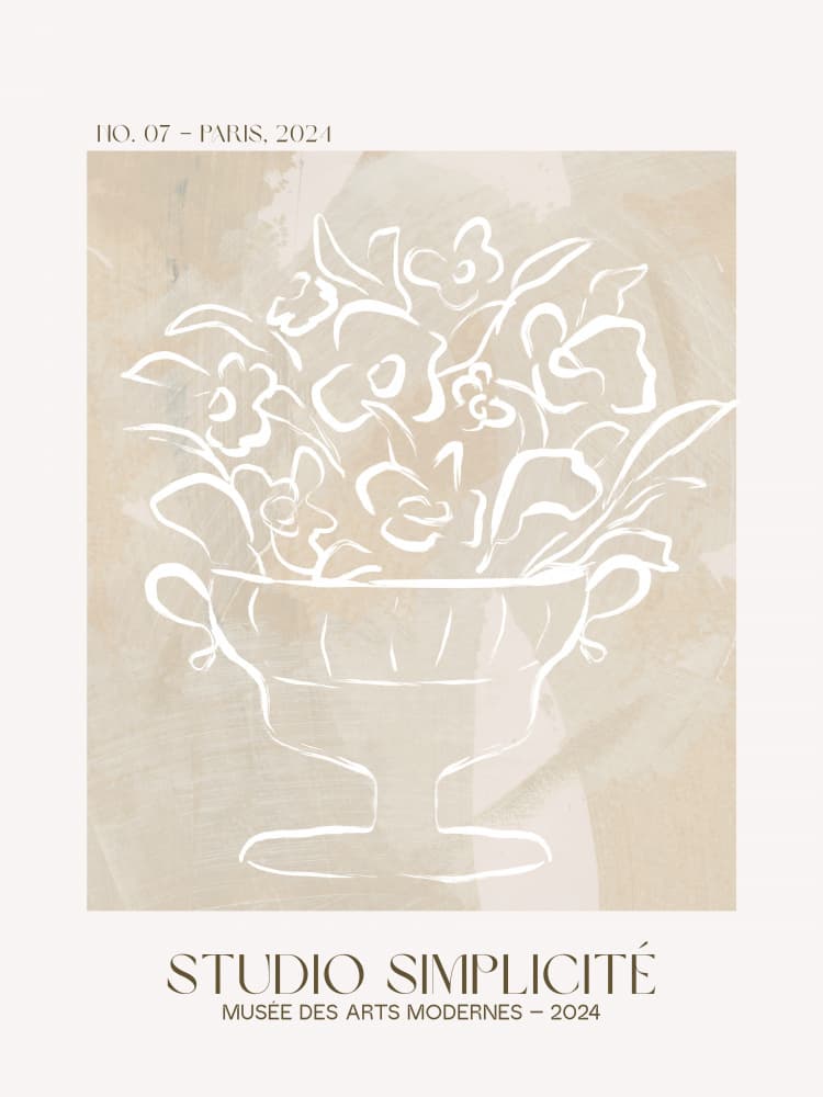 Floral Elegance by Treechild — canvas wall art
