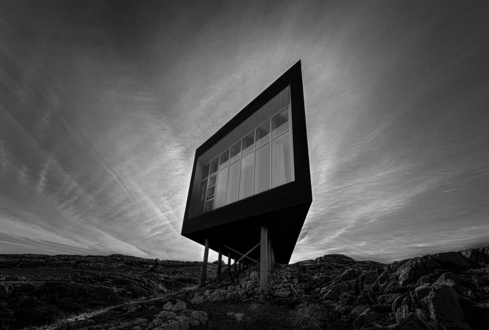 Stark Modern Retreat by Molly Fu APA — canvas wall art