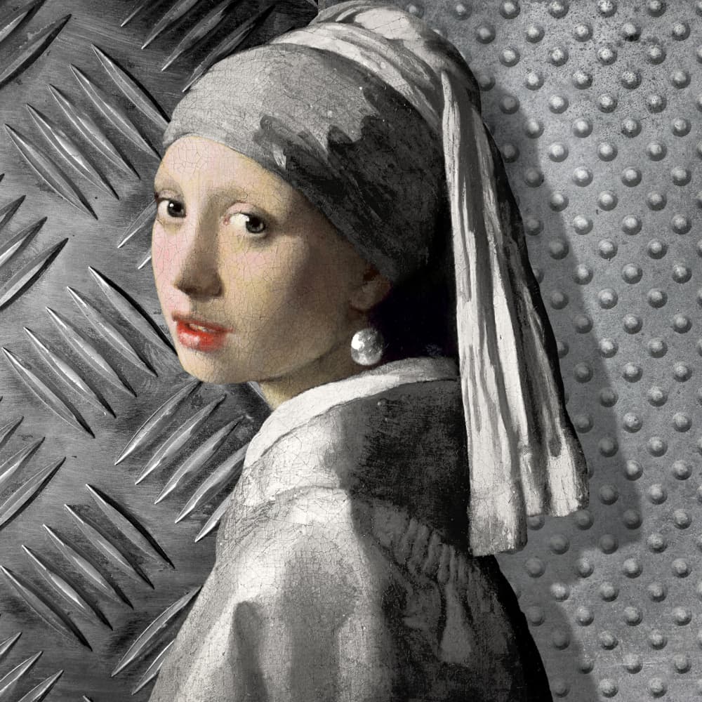 Girl With Pearl Earring by Marja van den Hurk — canvas wall art