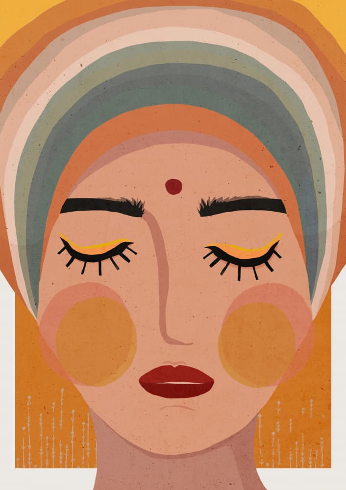 Serene Contemplation by Treechild — canvas wall art