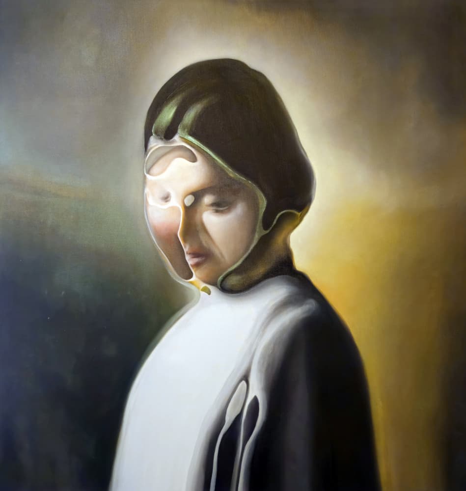 Ethereal Melting Face by Stefano Mazzolini — canvas wall art