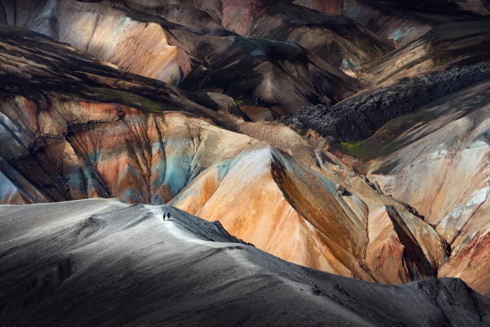 Vibrant Mountain Path by Karol Nienartowicz — canvas wall art