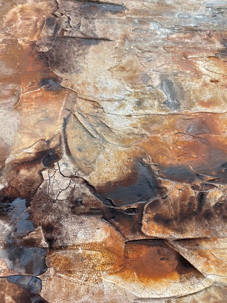Weathered Organic Textures by Gabriela Aleksandra Szuba — canvas wall art
