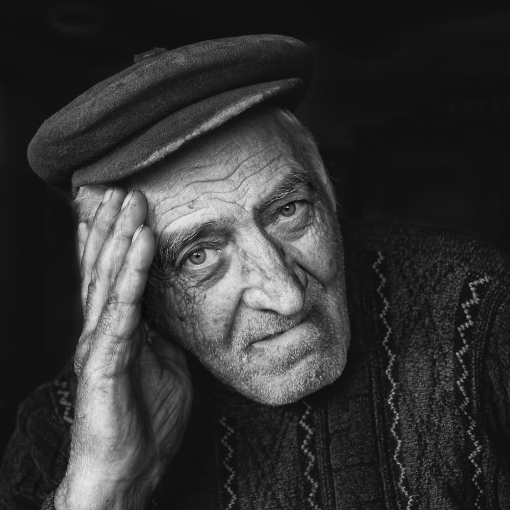 Wise Old Man by Zoran Toldi (EFIAP AZSF) — canvas wall art
