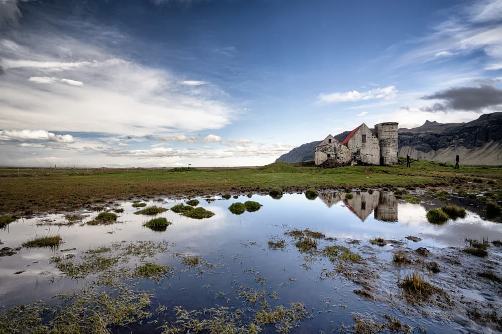 Icelandic Church Reflection by Þorsteinn H. Ingibergsson — canvas wall art