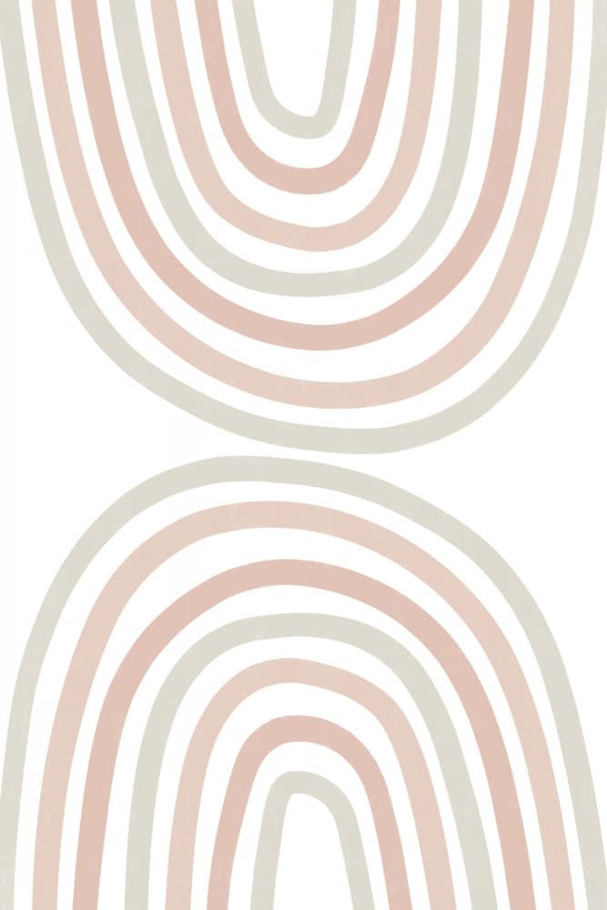 Symmetrical Arches by uplusmestudio — canvas wall art