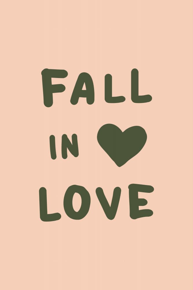 Fall In Love Heart by Karen Menzenbach — canvas wall art