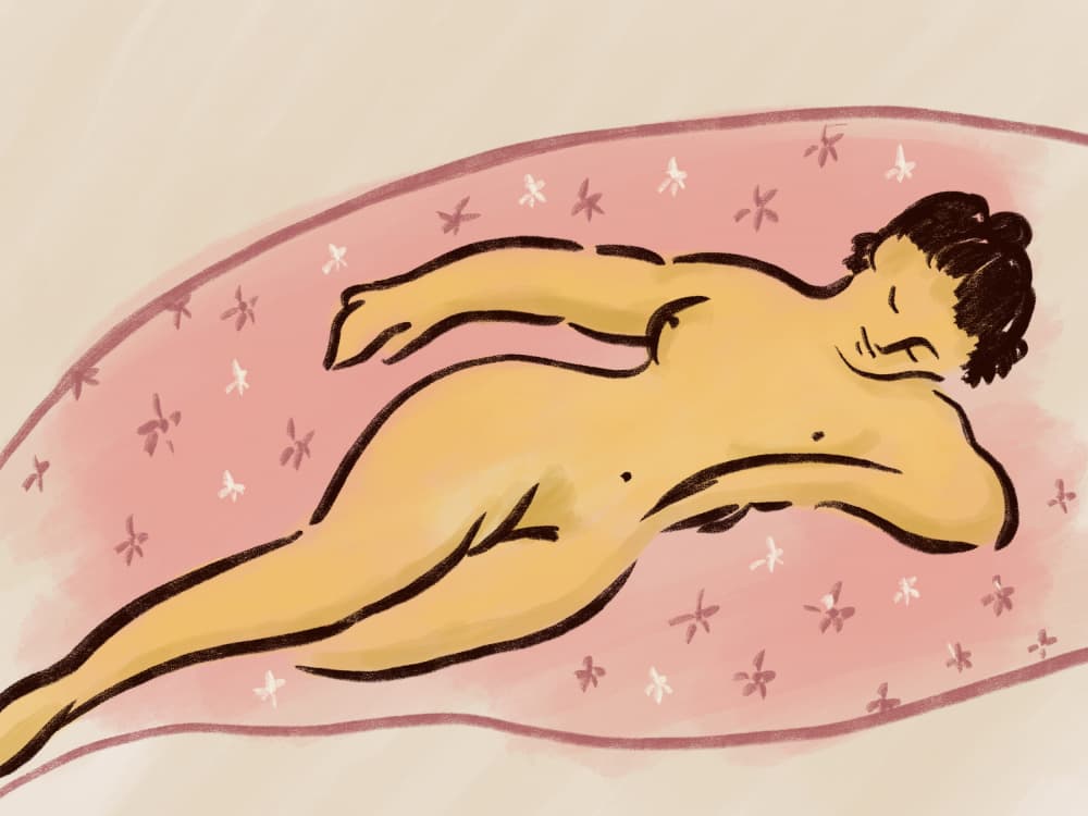 Serene Nude Form by Little Dean — canvas wall art