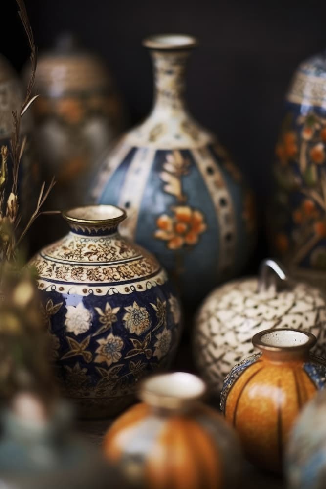 Ornate Vessels by Treechild — canvas wall art