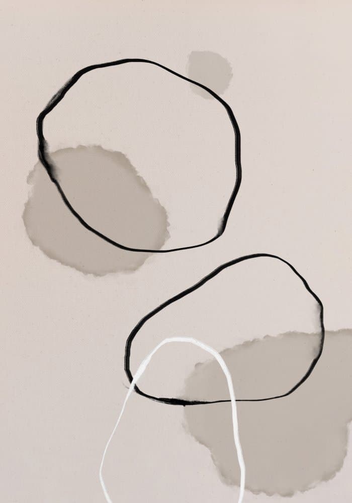 Soft Organic Shapes by Pictufy Studio II — canvas wall art