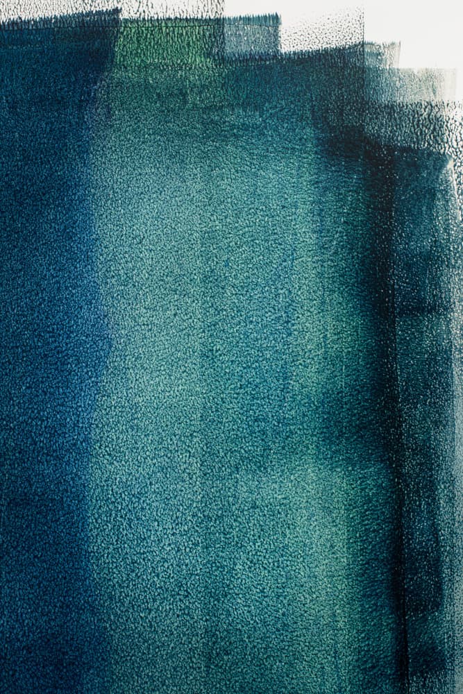 Deep Teal Strokes by Tim Mossholder — canvas wall art