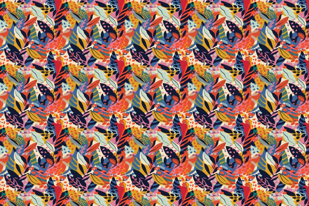 Vivid Jungle Tapestry by Treechild — canvas wall art