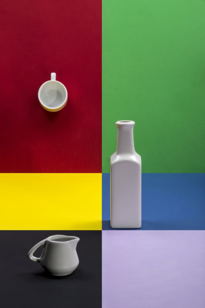 Vibrant Color Block Vessels by Brig Barkow — canvas wall art