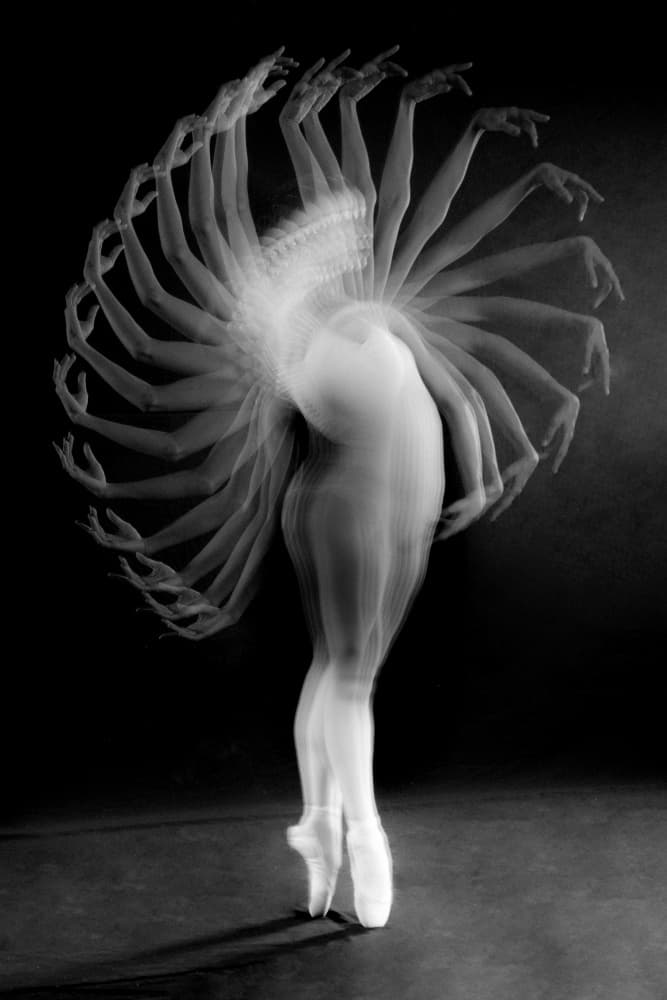 Ballerina in Motion by Tran Van Truong — canvas wall art