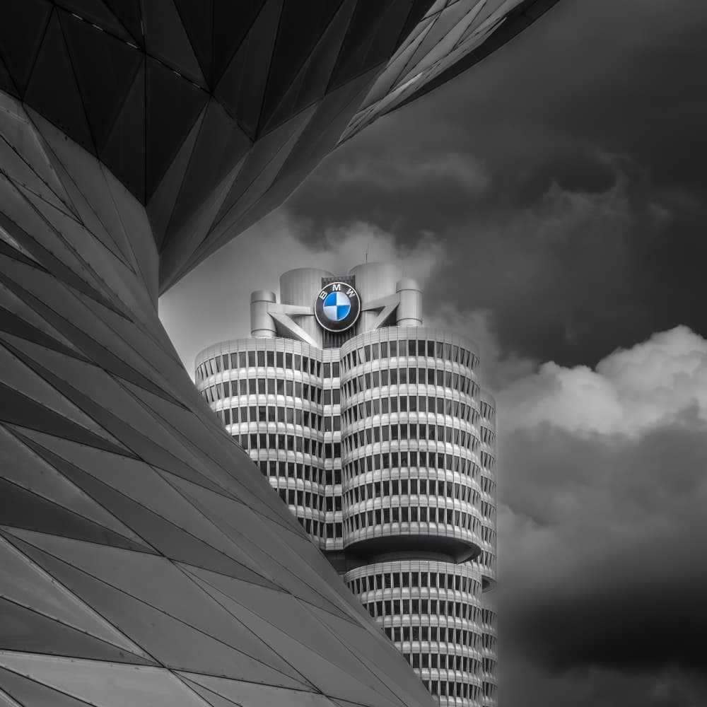 Iconic City Architecture by Andy Dauer — canvas wall art