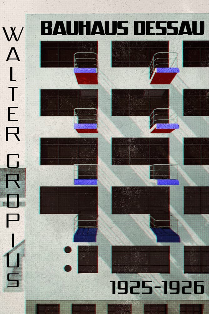 Modernist Building Facade by Rosana Laiz Blursbyai — canvas wall art