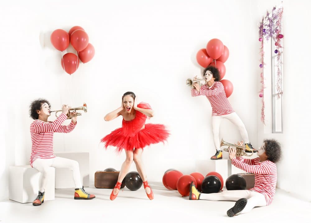 Mimes and Ballet Antics by Rawisyah Aditya — canvas wall art