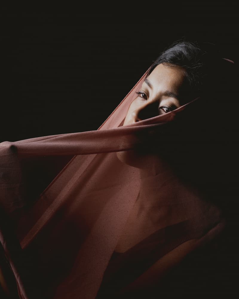Mysterious Woman Gaze by Masayuki Kato — canvas wall art