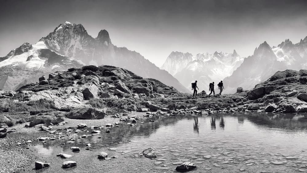 Mountain Journey Reflection by mihai ian nedelcu — canvas wall art
