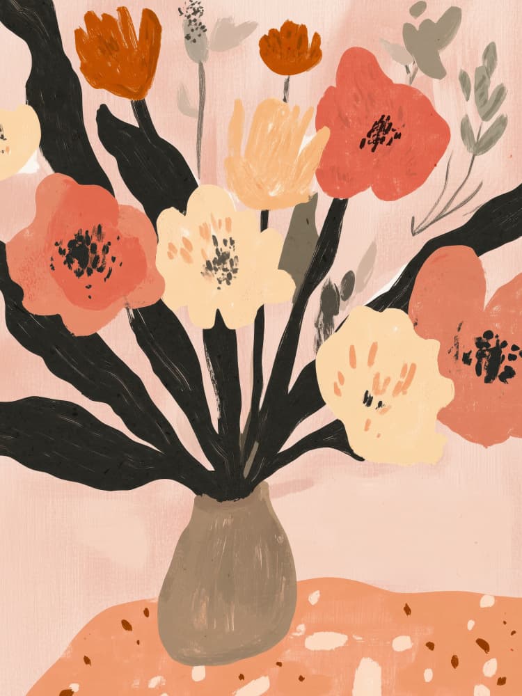 Blooming Serenity by Treechild — canvas wall art