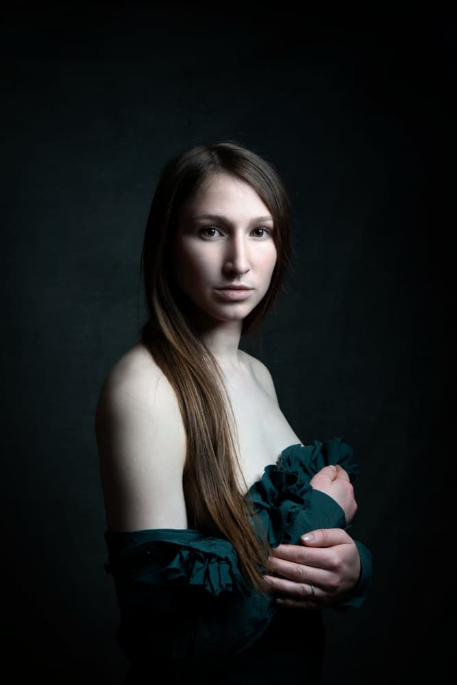 Deep Green Gaze by Ruth Franke — canvas wall art