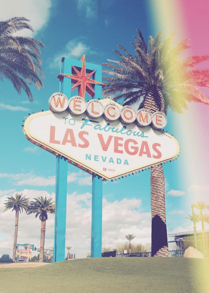 Fabulous Las Vegas Welcome Sign by Pictufy Studio III — canvas wall art