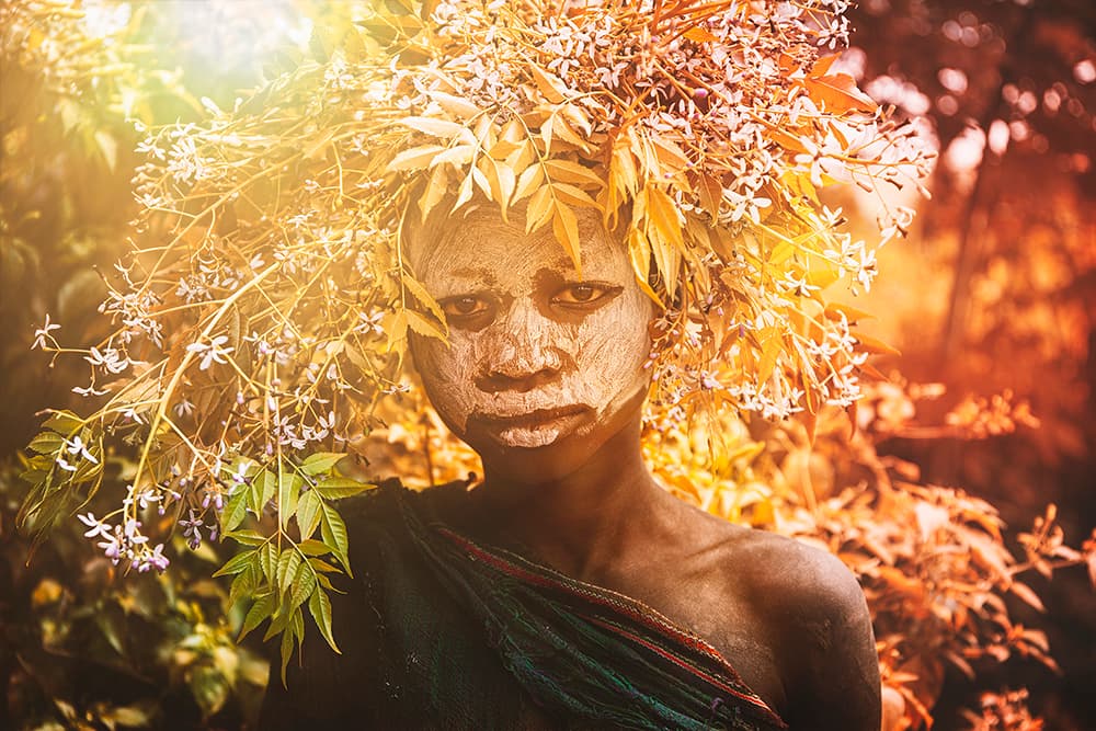 Ethereal Forest Child by Svetlin Yosifov — canvas wall art