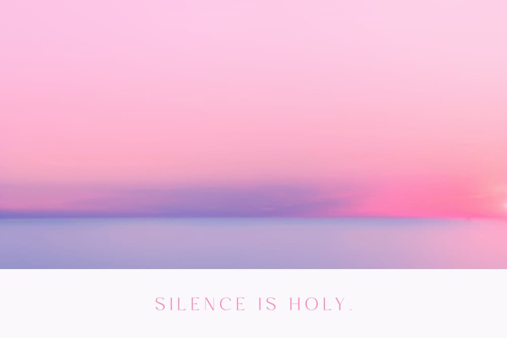 Silenceisholy by Treechild — canvas wall art