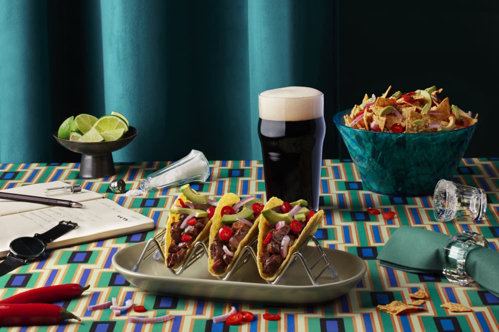 Modern Mexican Feast by Julia Ramiro — canvas wall art