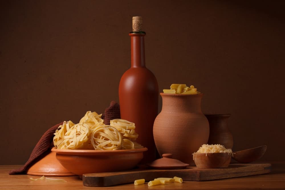 Italian Kitchen Still Life by magnola — canvas wall art