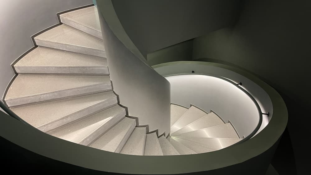 Elegant Spiral Ascent by Fan Lin (APA) — canvas wall art