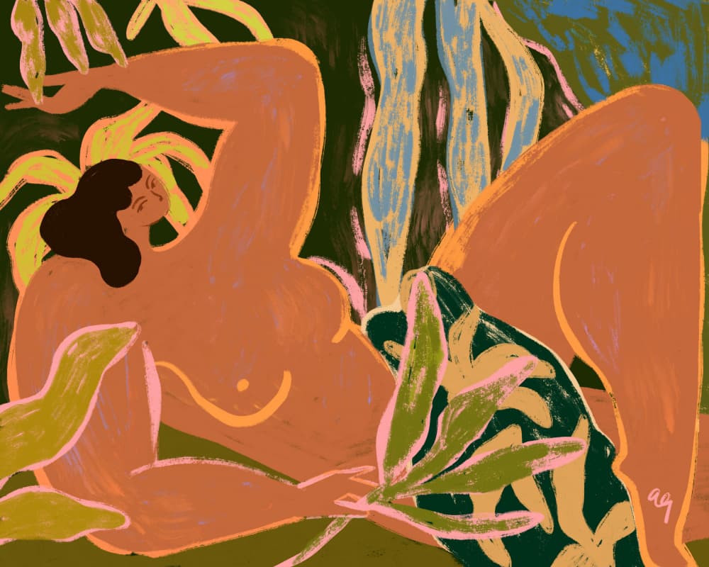Lazy by Arty Guava — canvas wall art