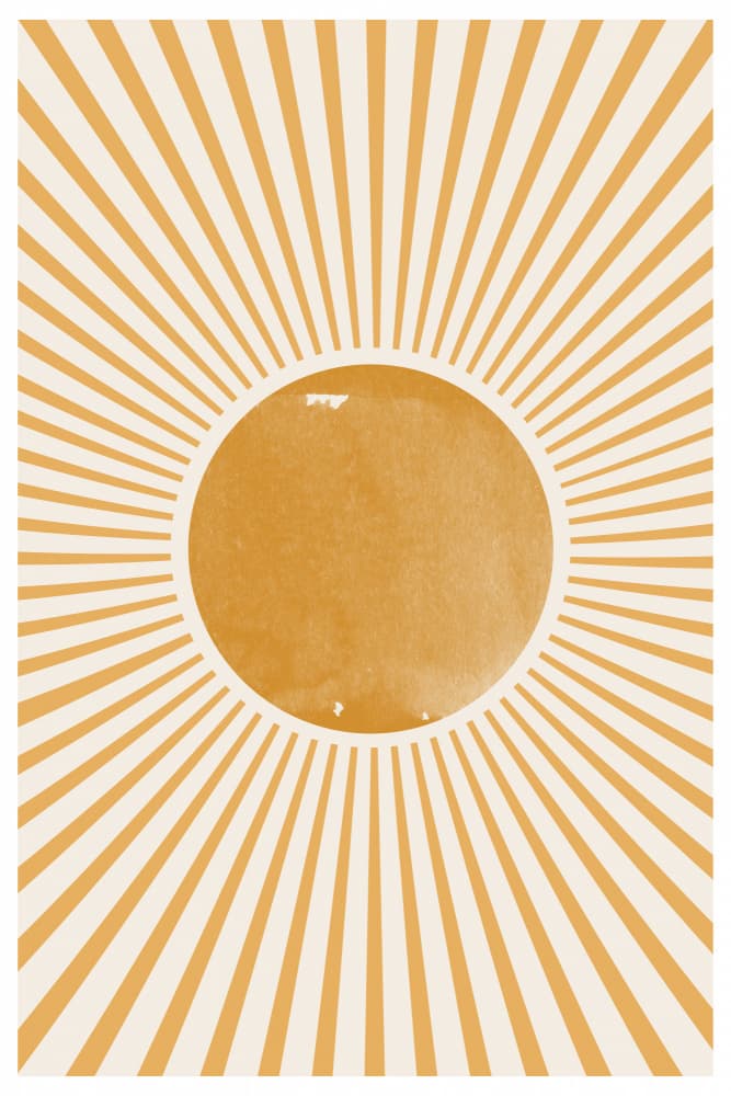 Radiant Dawn Burst by THE MIUUS STUDIO — canvas wall art