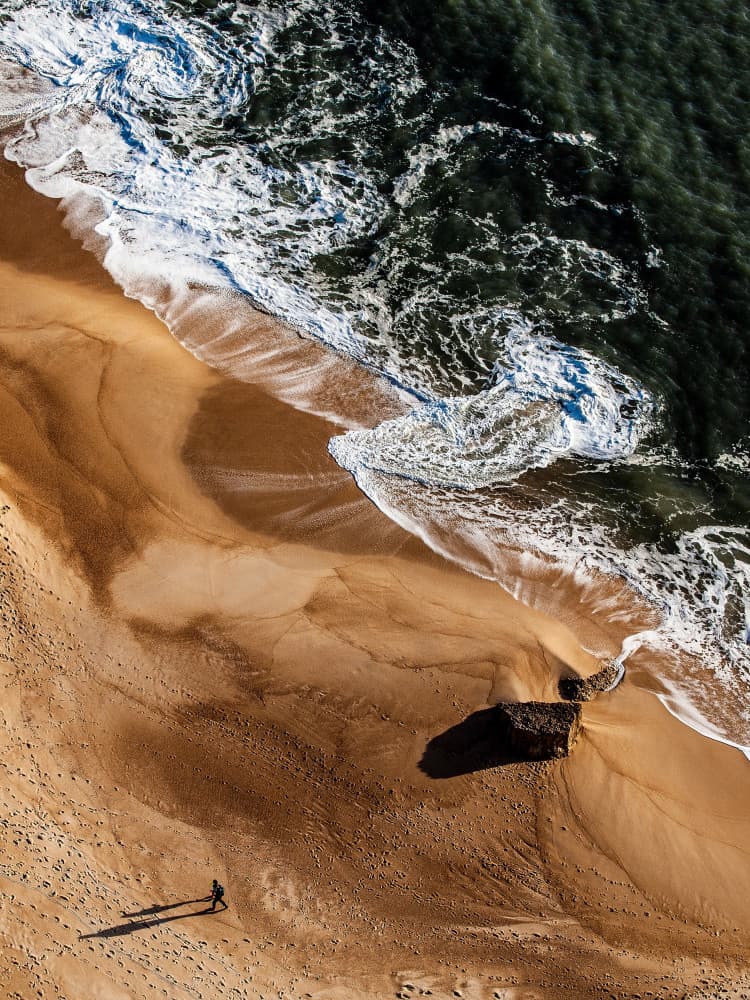 Serene Coastal Walk by Rui Ferreira — canvas wall art