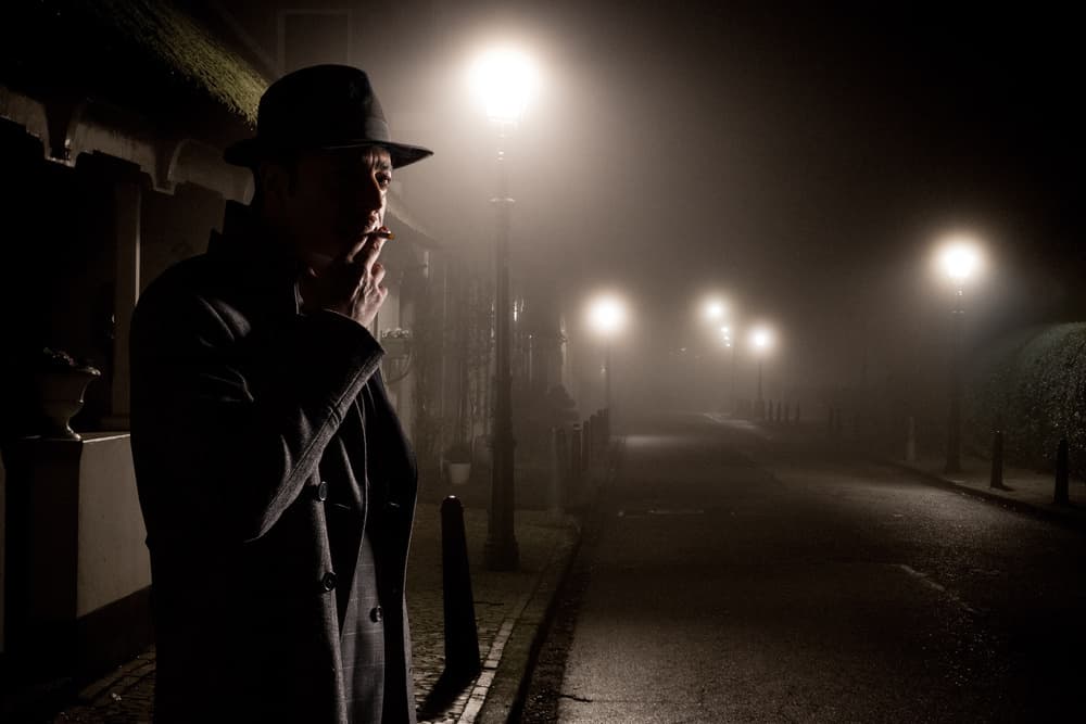 Detective in Fog by Tom Baetsen - xlix.nl — canvas wall art