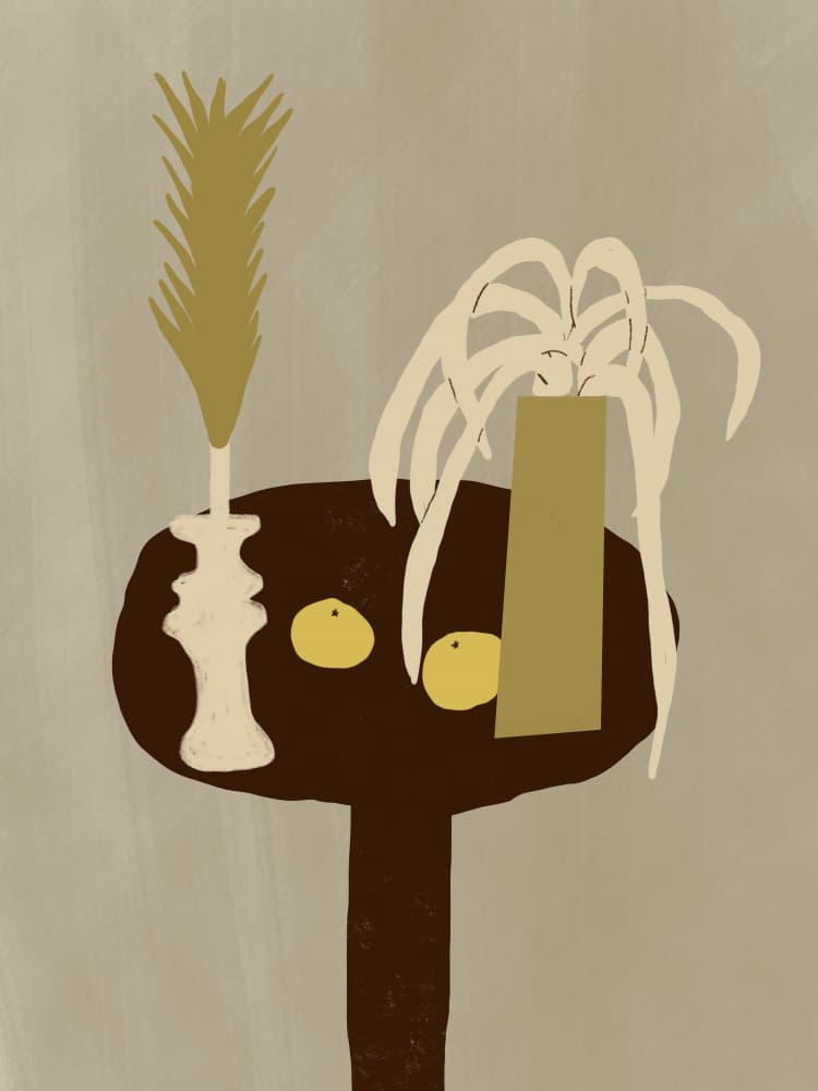 Earthy Still Life Botanicals by Little Dean — canvas wall art