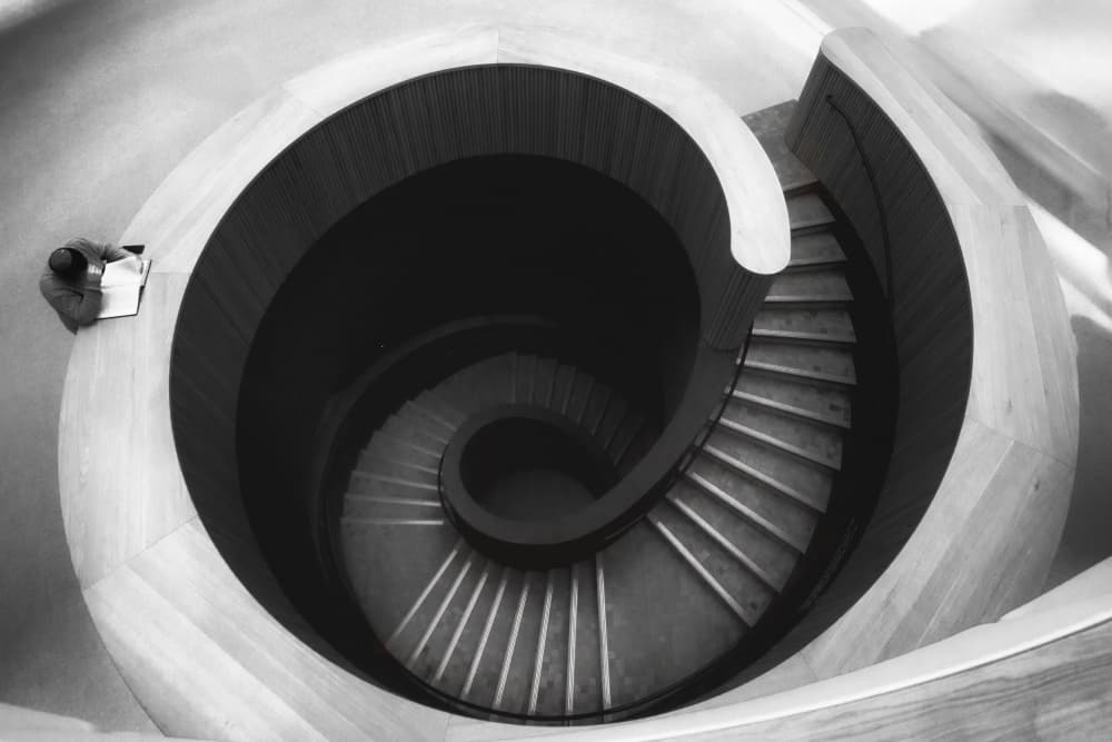 Modern Spiral Study by Dekel Abu — canvas wall art