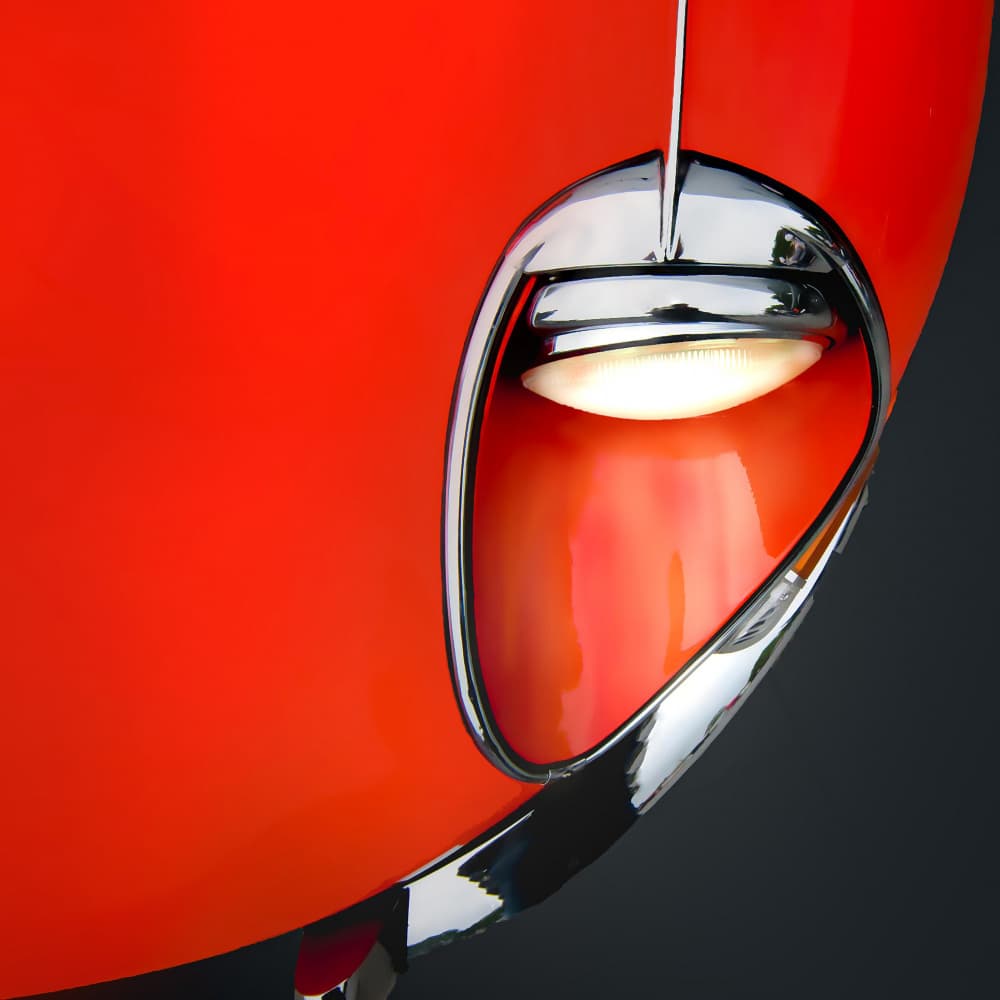 Red Chrome Elegance by Stephan Rückert — canvas wall art