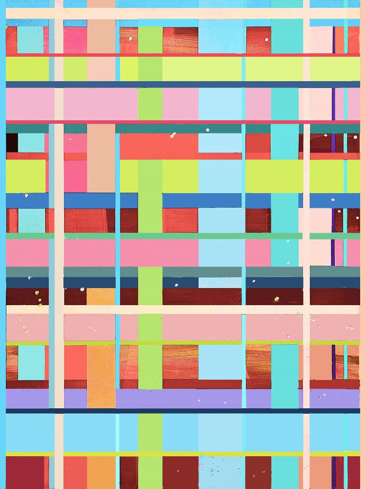 Colorful Geometric Pattern by Vanessa Ryan — canvas wall art