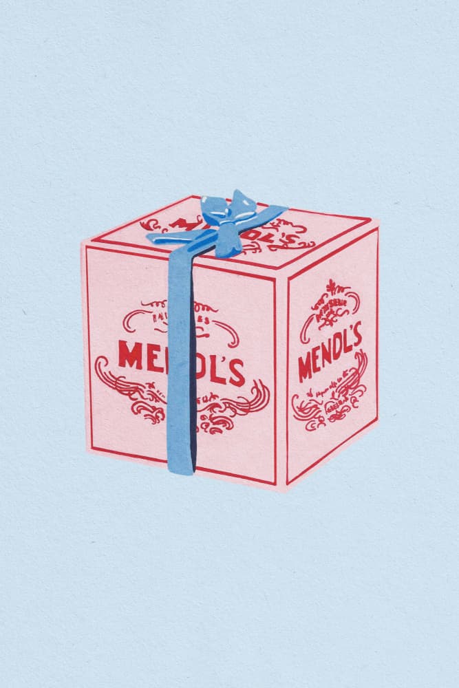 Pink Bakery Gift by Studio Mandariini — canvas wall art