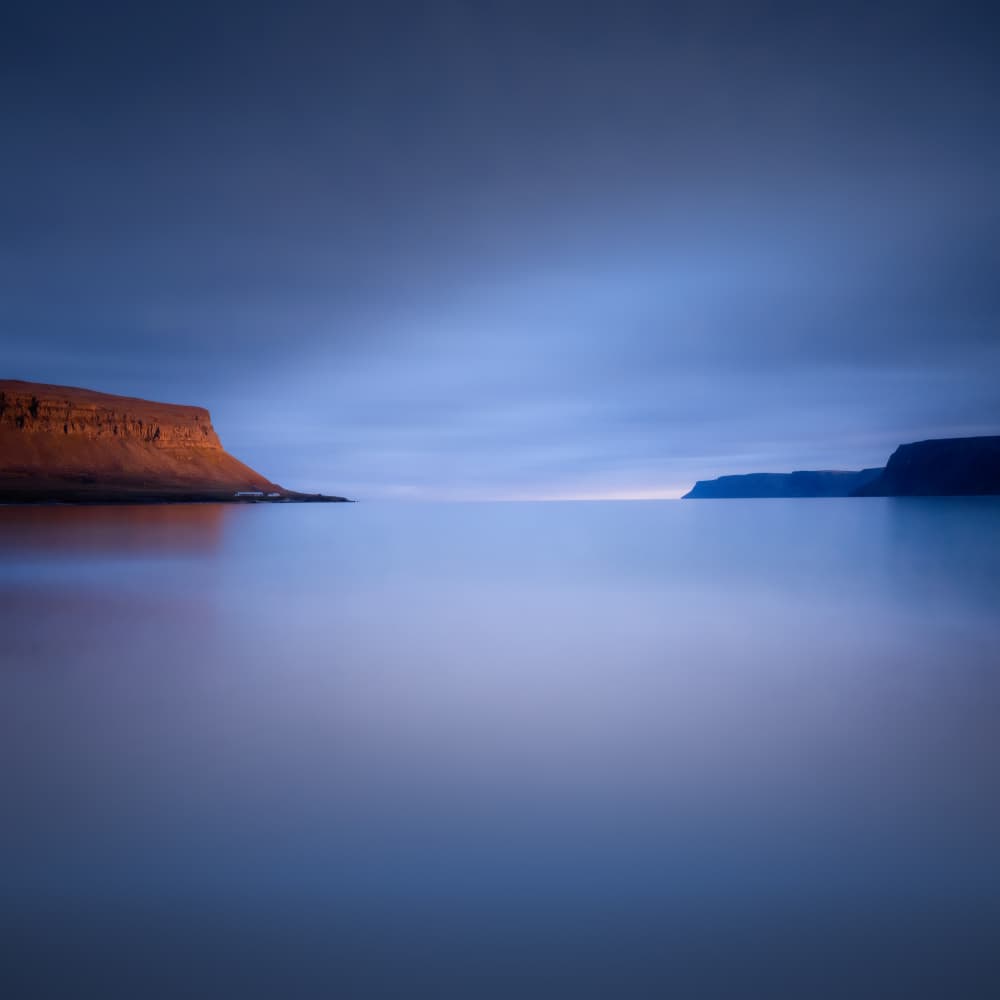 Vast Fjord Twilight by Robert Bolton — canvas wall art